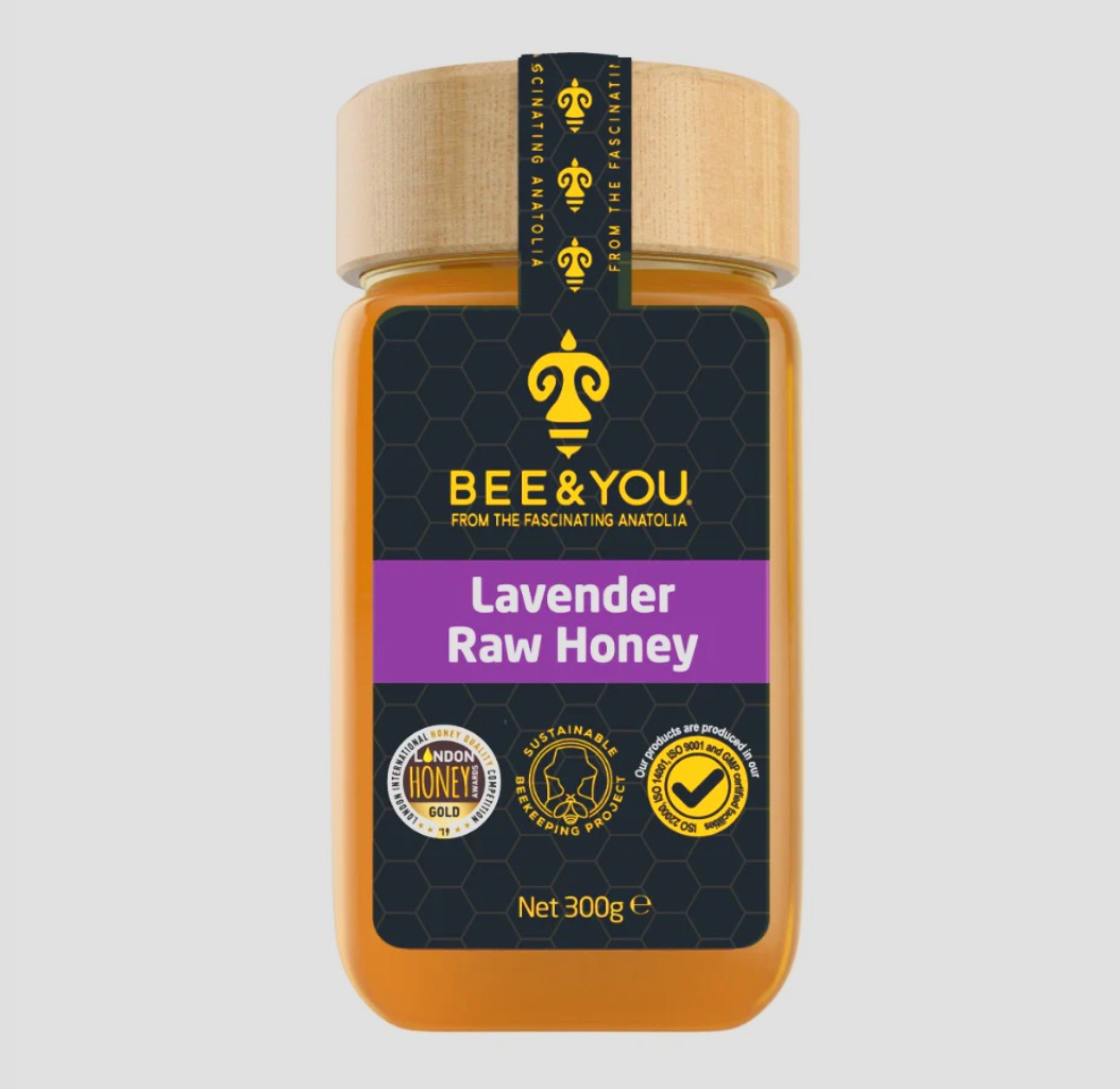 Hunang - raw. Lavender. 300 gr. Bee & You