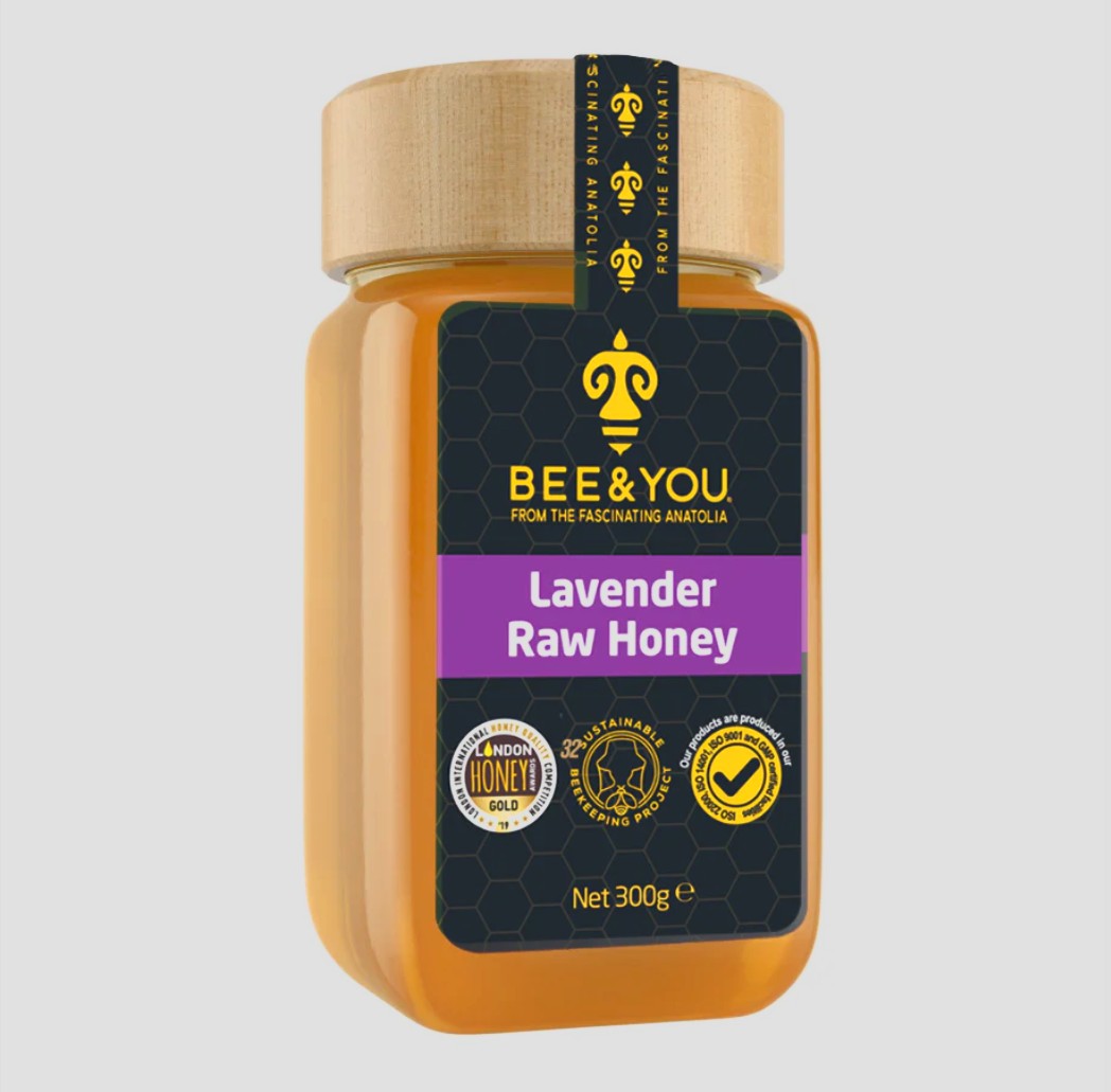 Hunang - raw. Lavender. 300 gr. Bee & You