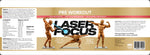 Laser Focus – vörumiði með innihaldslýsingu