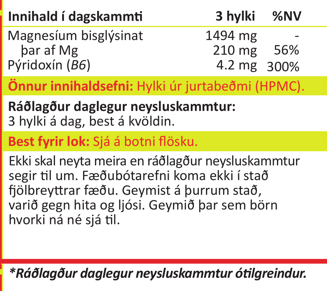 Innihaldslýsing