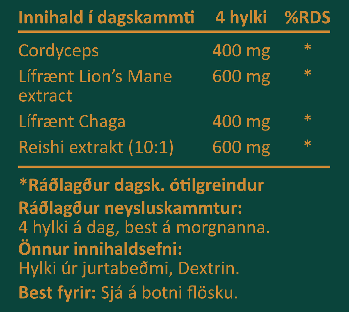 Innihaldslýsing