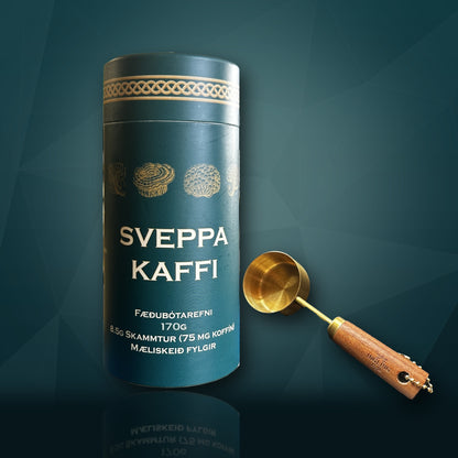 Sveppakaffi 170 g dós með mæliskeið sem fylgir – Ingling