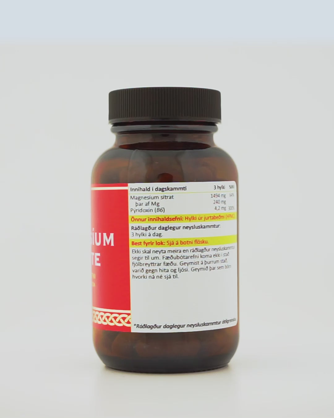 Magnesíum citrate (90 hylki)
